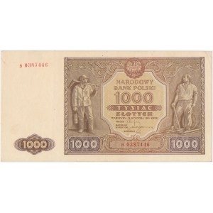 1.000 zloty 1946 - B