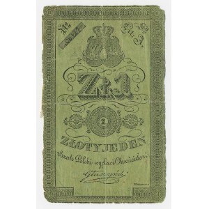 Powstanie Listopadowe, 1 złoty 1831 - Głuszyński