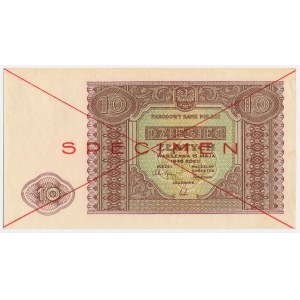 10 zł Cash Sample, 1946 - SPECIMEN