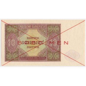 10 zł Cash Sample, 1946 - SPECIMEN