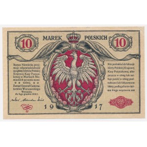 10 mkp 1916 Generál ... lístků – číslovač Berlin IV
