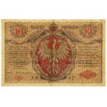 10 mkp 1916 Generál ... lístků – číslovač Berlin IV