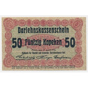 Poznań, 50 kopiejek 1916 - nabywa - mała czcionka