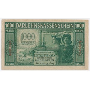 Kaunas, 1,000 marks, 1918 – 6 digits