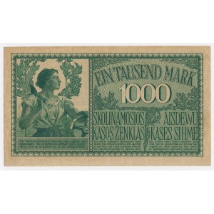 Kaunas, 1,000 marks, 1918 – 6 digits