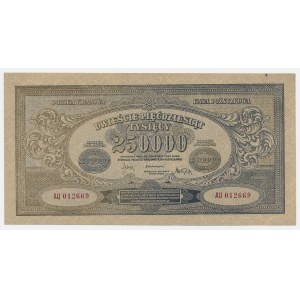 250,000 mkp 1923 - AU - narrow numerator - rare