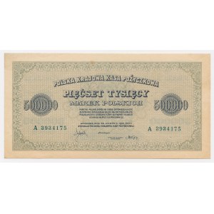 500,000 mkp, 1923 – 7 digits – A