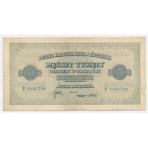 500 000 mkp 1923 – 7 číslic – F