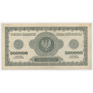 500 000 mkp 1923 – 7 číslic – F