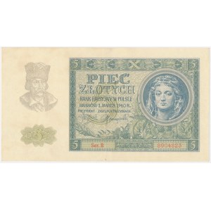 5 zlotych, 1940 – Series B