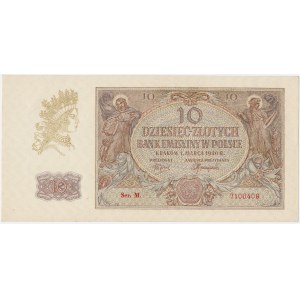 10 zlotych, 1940 - Ser.M.