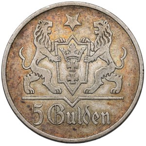Danzica, 5 gulden del 1923