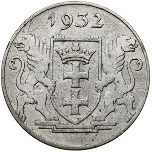 Gdańsk, 2 gulden, 1932—rare