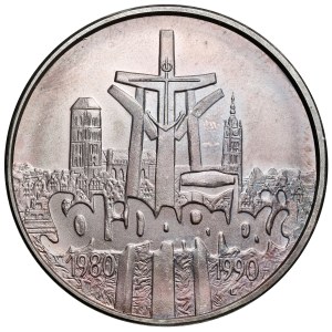 100,000 zlotys, 1990, Solidarity—Variant C