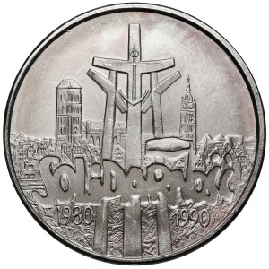 100,000 zlotys, 1990, Solidarity - Variant C