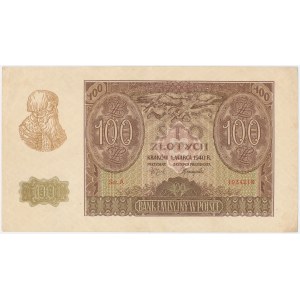 100 zlotych, 1940 - Series A