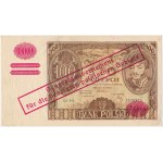 100 zlotych, 1932, with an ORIGINAL reprint of GG