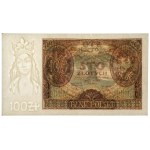 100 zlotych, 1934 – Series BH – lines in the watermark