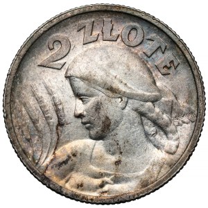 Frau und Ähren, 2 Złoty, 1924, Paris