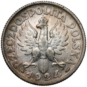 Frau und Ähren, 2 Złoty, 1924, Paris