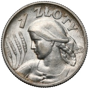 Kobieta i kłosy 1 złoty 1925