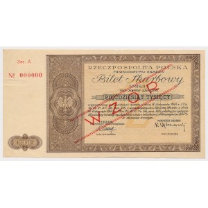 SAMPLE Treasury Bond, Issue I, Series A - 50,000 zł 1947