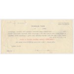 Treasury Bond, Series W. I, 1 MILLION zlotys 194... - RARE