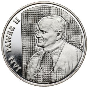 10,000 zlotys, 1989, John Paul II—on a grid
