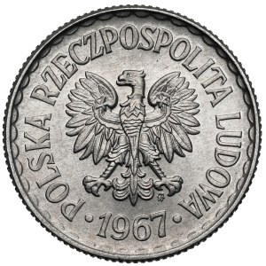 1 zloty, 1967—a rare year