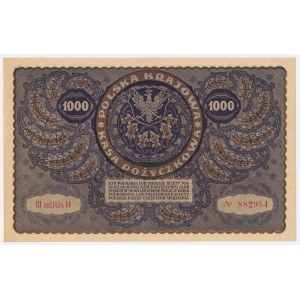 1.000 mkp August 1919 – Serie III H