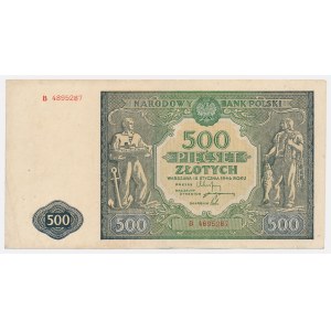 500 zloty 1946 - B