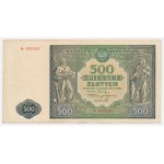 500 zlotych, 1946 - B