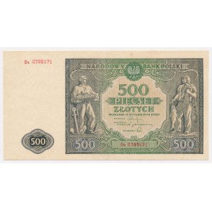 500 zlotych, 1946 - Dz - replacement series