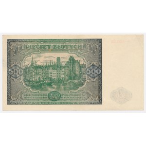 500 zlotých 1946 – Dz – náhradná séria