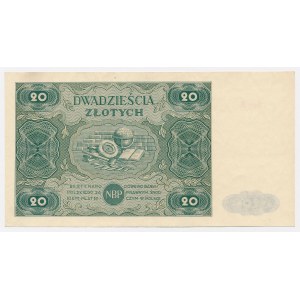 20 zlotych, 1947 - Series B