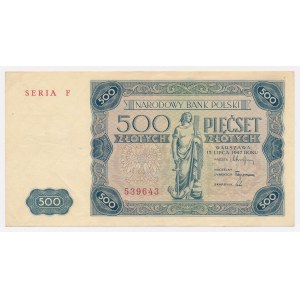 500 złotych 1947 - F
