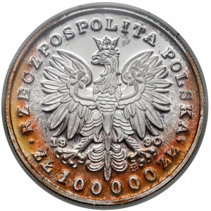 Mały Tryptyk 100.000 złotych 1990 Piłsudski