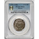 August II Mocny, 1/12 talara 1704 EPH, Lipsk
