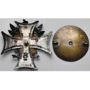 Badge, Lithuanian-Belarusian Front 1919–1920—LUXURY SILVER VERSION