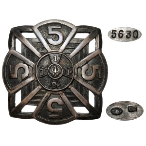 Badge, 5th Infantry Regiment of Józef Piłsudski's Legions [5630] - in SILVER