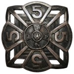 Badge, 5th Infantry Regiment of Józef Piłsudski's Legions [5630] - in SILVER