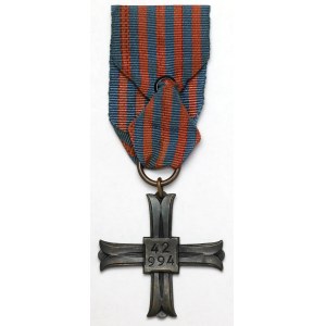 PSZnZ, Monte Cassino Cross [42994] — for Sister Stanisława Kolankowska, a nurse [2nd Medical Corps]