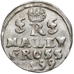Bohemia, Rudolph II, Maley Groschen 1599 Budweis