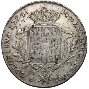 Poniatowski, Talar 6-złotowy 1794