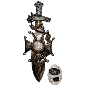 Badge, 14th Infantry Division — in SILVER