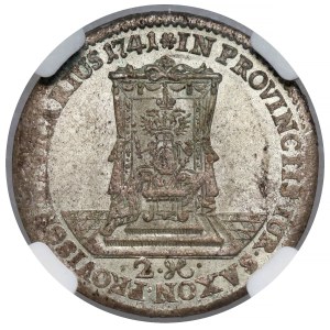 August III. von Sachsen, Vikariats-Zweigroschen 1741