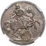August II Mocny, Ćwierćtalar wikariacki 1711 - b.rzadki
