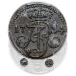 August III Sas, Szeląg Gdańsk 1754