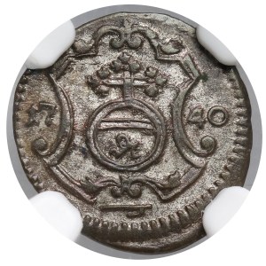 August III of Saxony, Halerz 1740 FWóF, Dresden