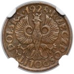 Destrukt 2 grosze 1928 - skrętka